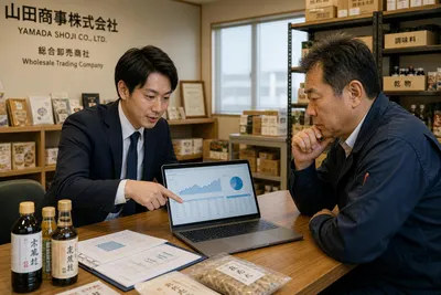卸売業での経営相談